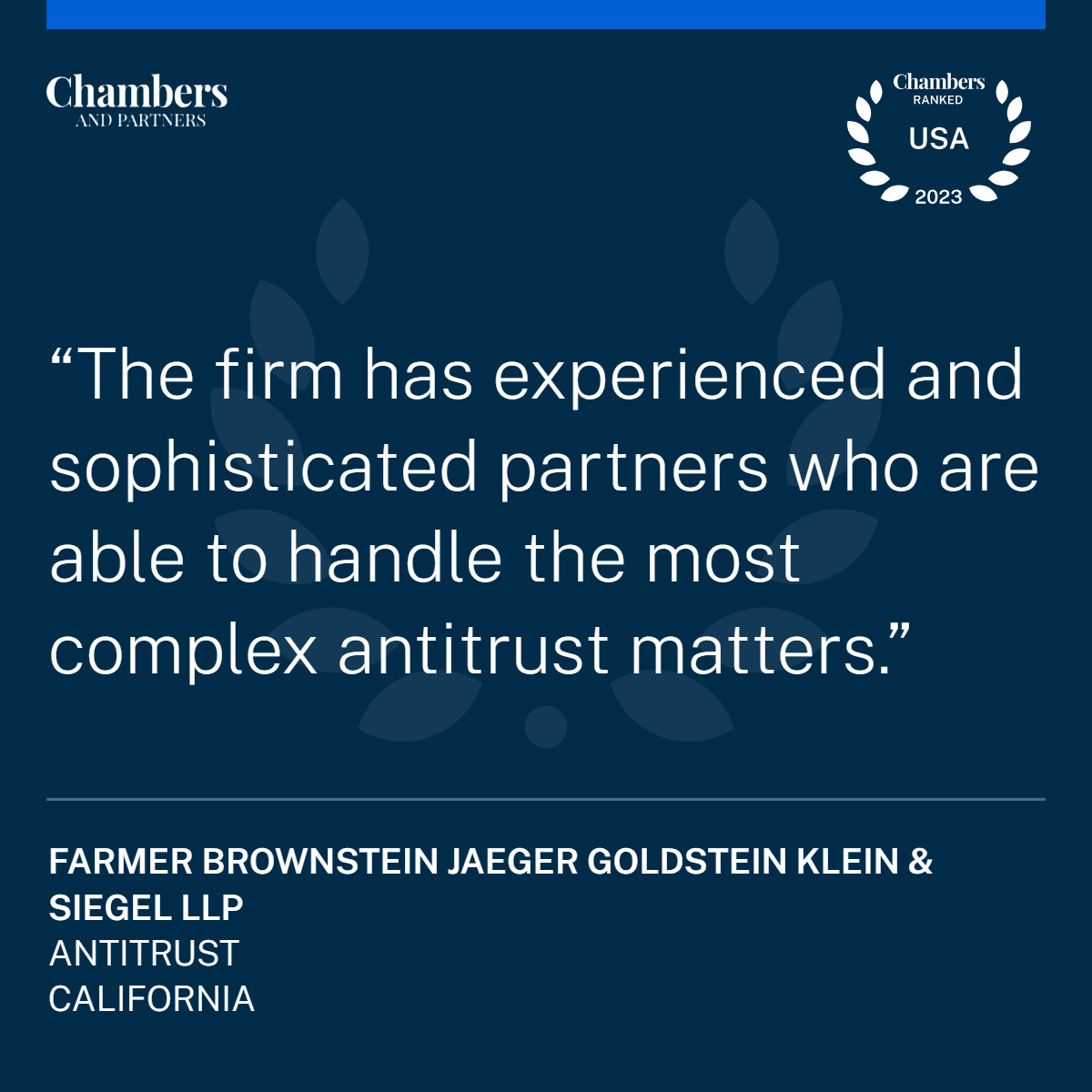 Chambers Firm quote